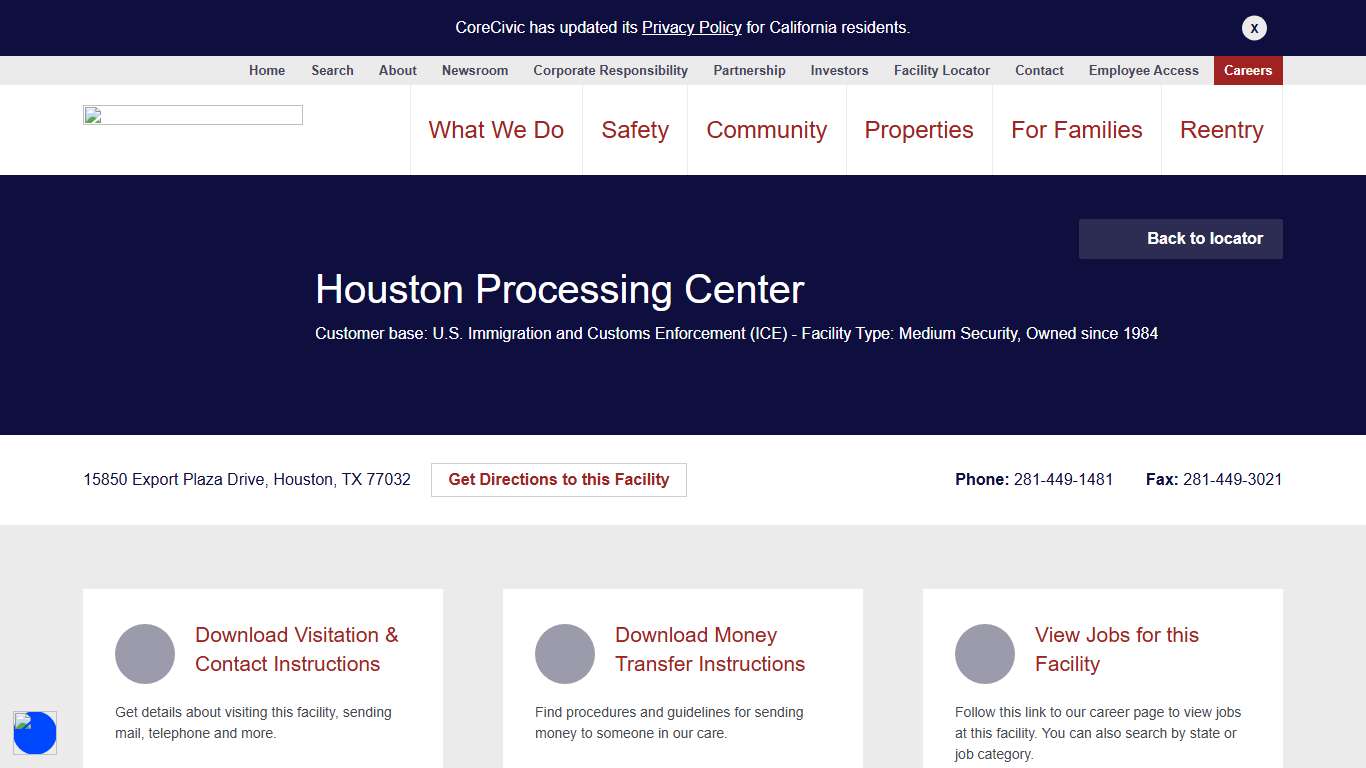 Houston Processing Center